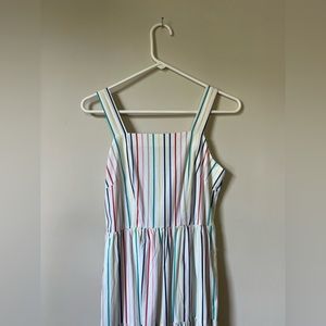 J Crew rainbow stripe dress size 0